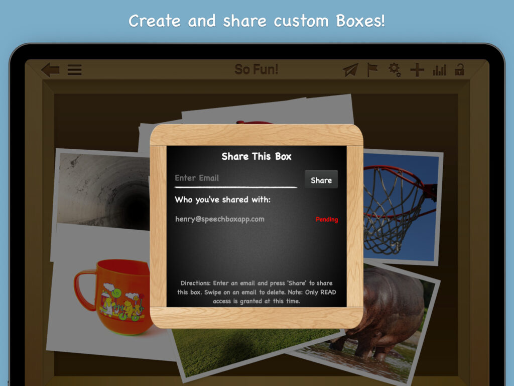 Create and share custom Boxes